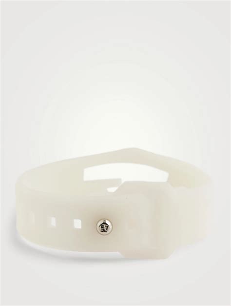 givenchy 205|Giv Cut bracelet in rubber .